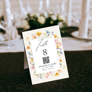 Boho Spring Wildflowers Botanische Tuin Wedding Kaart