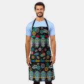 Boho stamschedels: kleurrijk patroon. schort (Gedragen)