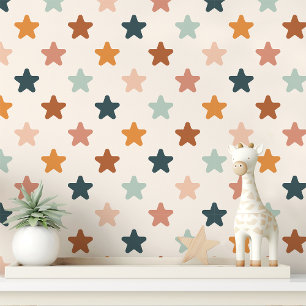 Boho Star Babykamer Behang