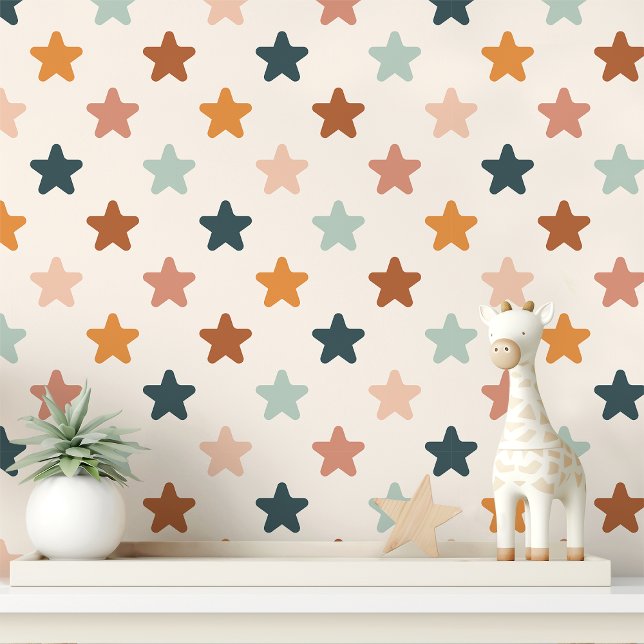 Boho Star Babykamer Behang (Creator heeft geüpload)