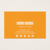 Boho Stars die Ketting juwelen-kaart verdienen Visitekaartje (Achterkant)