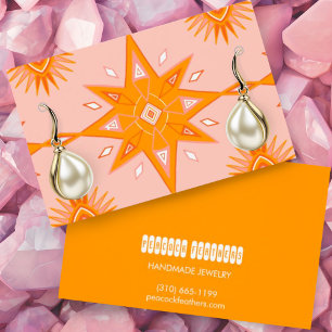 Boho Stars die Ketting juwelen-kaart verdienen Visitekaartje