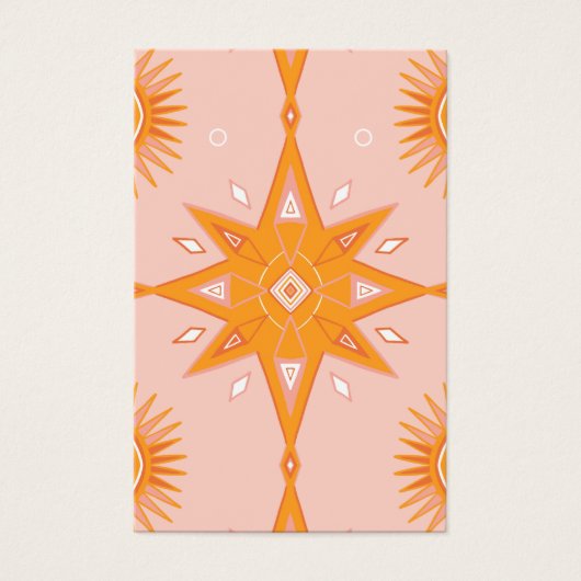 Boho Stars Écouter Collier Bijoux Display Card (Devant)