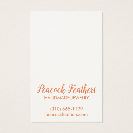 Boho Stars Écouter Collier Bijoux Display Card (Dos)