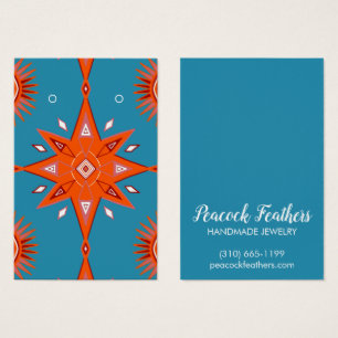 Boho Stars Écouter Collier Bijoux Display Card