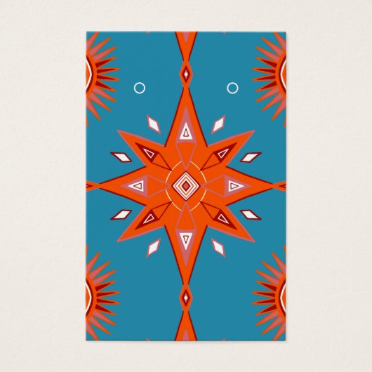 Boho Stars Écouter Collier Bijoux Display Card (Devant)