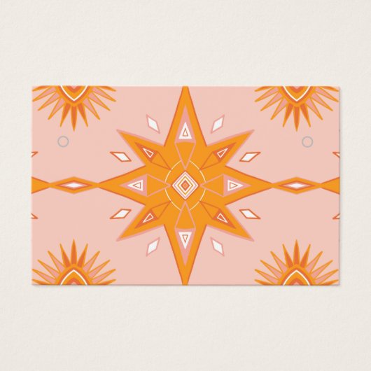 Boho Stars Écouter Collier Bijoux Display Card (Devant)