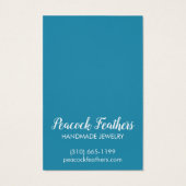 Boho Stars Écouter Collier Bijoux Display Card (Dos)