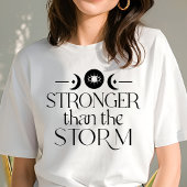 Boho Sterker dan de Storm Wassende Maan Tri-Blend Shirt