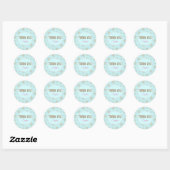 Boho Sticker Thank | Autocollant custom (Feuille)