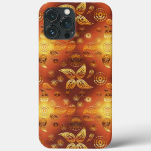 Boho stijl bloemmotief etnisch iPhone 13 pro max hoesje