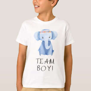 Boho stijl Team Boy Team Meisje Geslacht Onthullen T-shirt