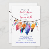 Boho stijl uitnodiging (Voorkant / Achterkant)