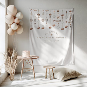 Boho Strand Schelp Welkom Bord Wandkleed
