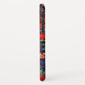 Boho strepen op vuur Sinaasappel denim patroon Case-Mate iPhone Case (Achterkant/links)