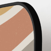 Boho Strip Patroon Aangepaste naam Pickleball Padd Paddle (Links Detail)