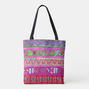 Boho Striped Bag Draagtas