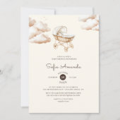 Boho Stroller Baby shower Kaart (Voorkant)