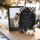 Boho Studio Creatief Geïllustreerd Huwelijk Save The Date