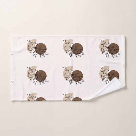 Boho Style Bohemian Minimal Art (Serviette à main)