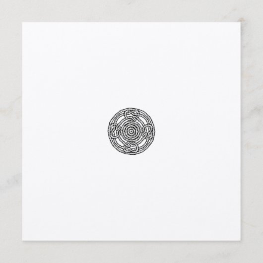 Boho style celtique Enregistrer la carte Mariage D (Dos)