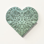 Boho Style | Grunge Ombre Floral Art Notitieboek (Achterkant)