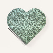 Boho Style | Grunge Ombre Floral Art Notitieboek (Voorkant)