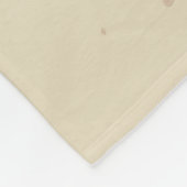 Boho Style Wolf Halo Portrait Fleece Deken (Hoek)