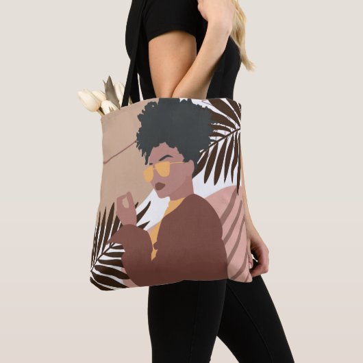 Boho Stylin Modern Canvas tas (Dichtbij)