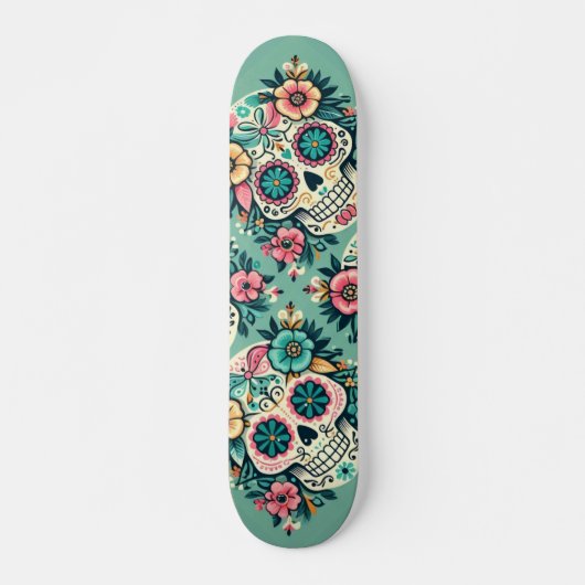 Boho SuikerSchedels Skateboard (Voorkant)
