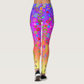 Boho Summer Wildflower Leggings (Achterkant)