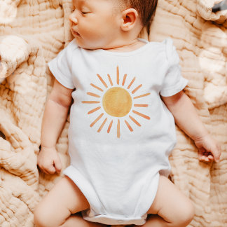 Boho Sun 1st Birthday First Trip Little Sunshine Romper
