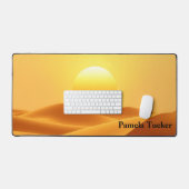 Boho Sun Abstract Amber Earthy Tones (Clavier et souris)