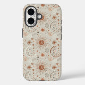 Boho Sun and Moon Pattern Case-Mate iPhone Case (Achterkant)