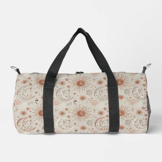 Boho Sun and Moon Pattern Plunjezak (Voorkant)