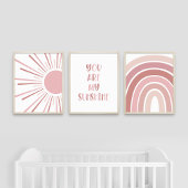 Boho Sun Citation Rainbow Kids Room
