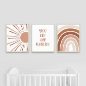 Boho Sun Citation Rainbow Kids Room