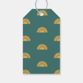 Boho Sun Colorful Baby shower Cadeaulabel (Achterkant)