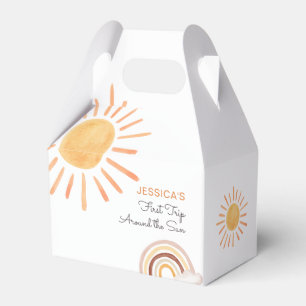 Boho Sun Favors Summer Little Sunshine Birthday Bedankdoosjes