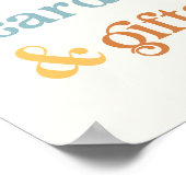 Boho Sun Kaarten & Geschenken Teken Poster (Hoek)