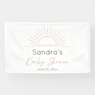 Boho Sun Modern Baby shower Spandoek