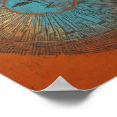 Boho Sun Moon Afdrukbare Wall Art Poster (Hoek)