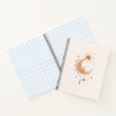 Boho Sun & Moon Deluxe Notebook Notitieboek (Binnen)