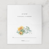 Boho Sunflower Eucalyptus Wedding (Buitenkant ongevouwen)