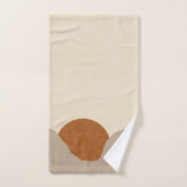 Boho Sunrise Terracotta Sable De Crème (Serviette à main)