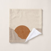 Boho Sunrise Terracotta Sable De Crème (Gant de toilette)