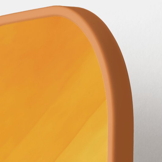 Boho Sunset Pickleball Paddle in Orange and Yellow (Links Detail)