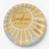 Boho Sunshine Baby shower Paper Bord (Voorkant)