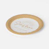Boho Sunshine Baby shower Paper Bord (Gekanteld)