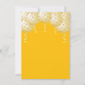 Boho Sunshine Balloons Carte de remerciements de g (Dos)